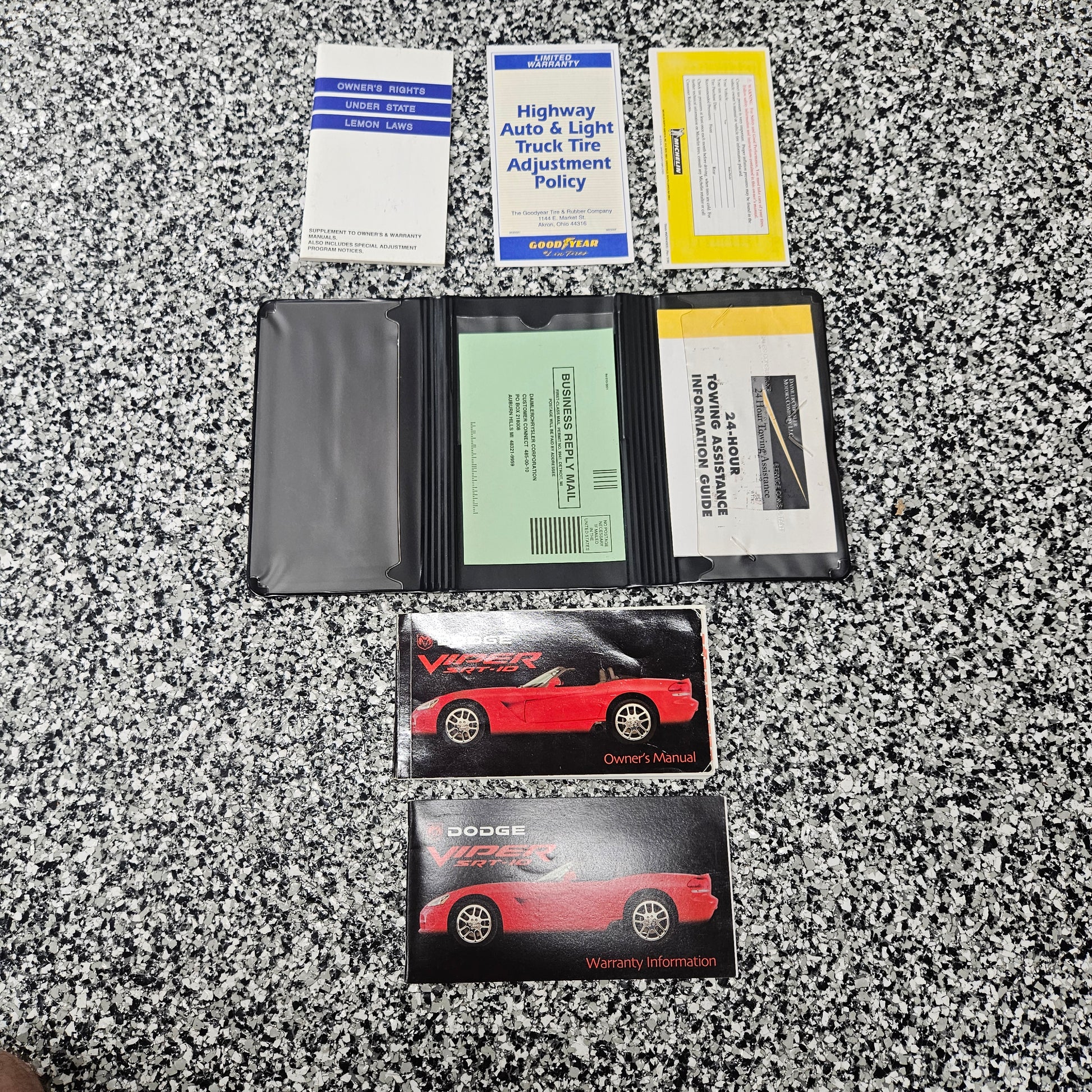 2003 Viper Owners Manual Set