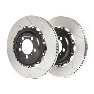 Gen 3/4/5 Two Piece Front Slotted 355mm Brake Rotors w/ Hats
