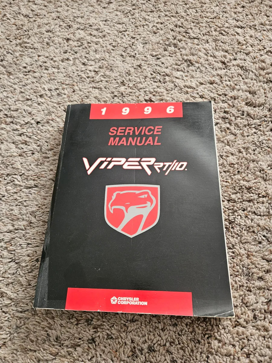 1996 Viper RT/10 Service Manual – Viper-Parts.com 1996 Viper RT/10 Service Manual – Viper-Parts.com