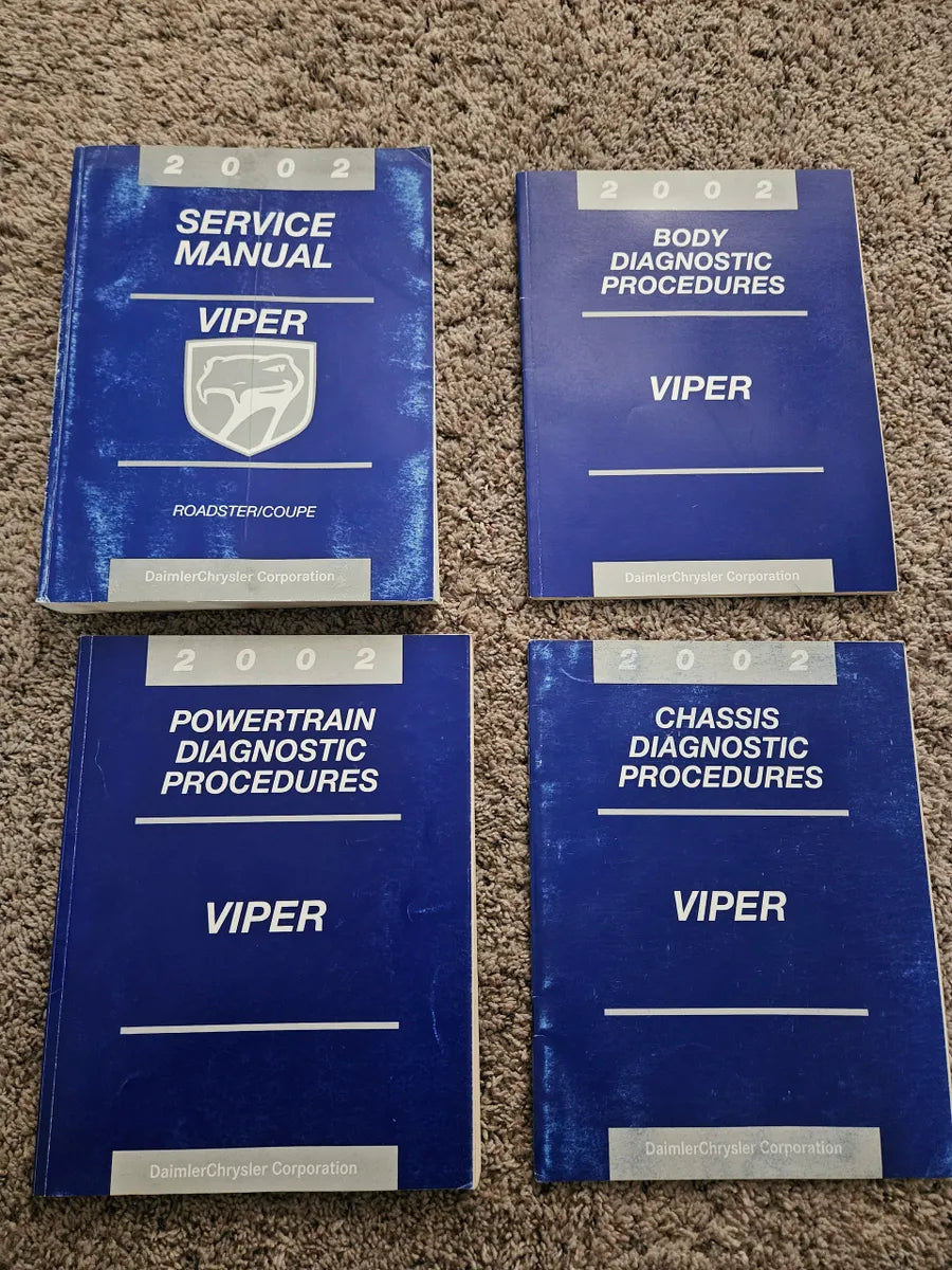 2002 Viper Service Manual Set