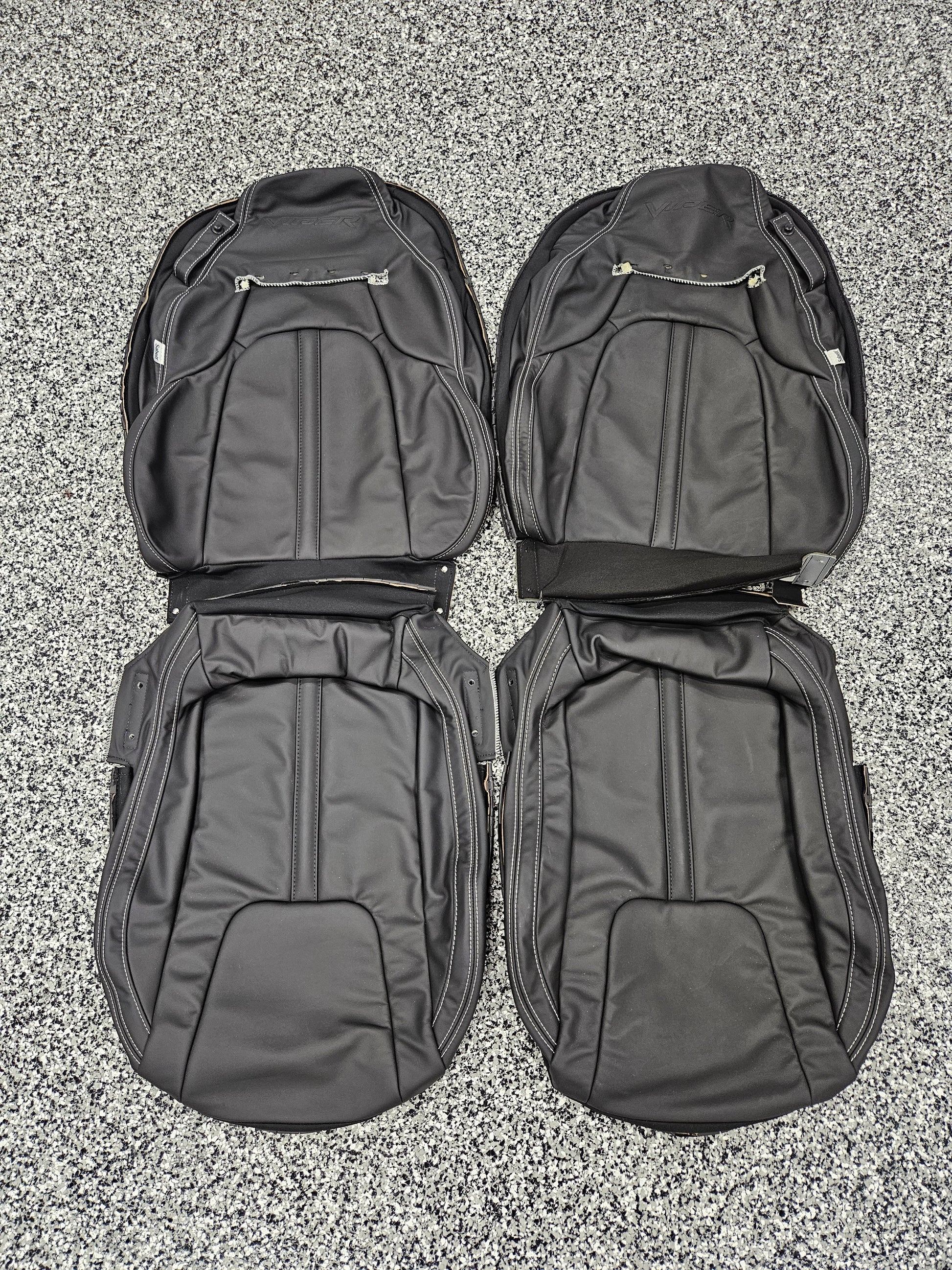 Gen 5 Viper Black Nappa Leather Seat Covers
