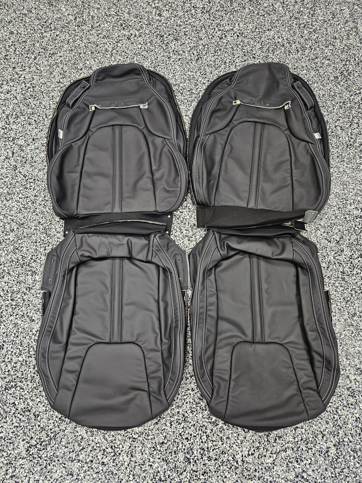 Gen 5 Viper Black Nappa Leather Seat Covers