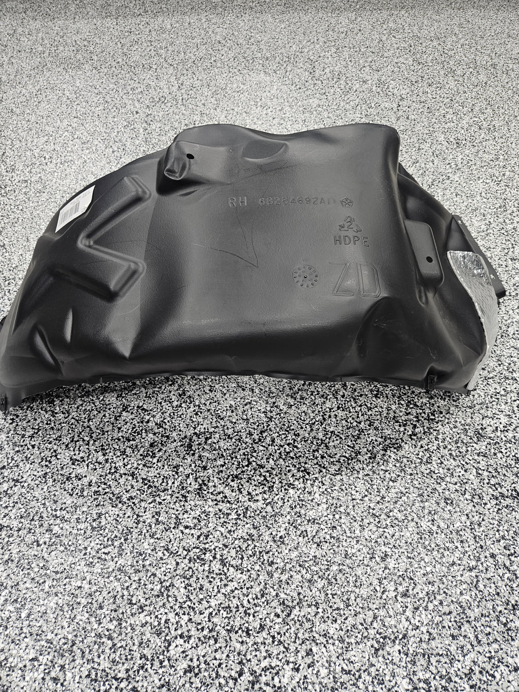 Gen 5 Viper Passenger Rear Splash Shield