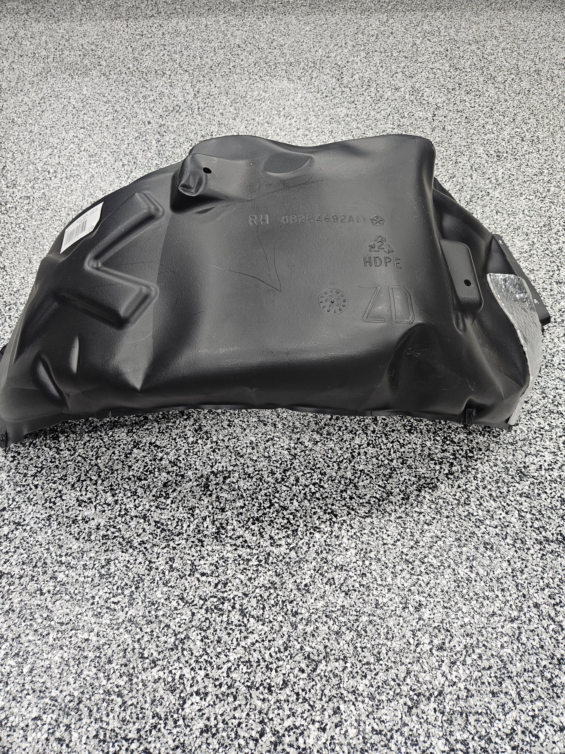 Gen 5 Viper Passenger Rear Splash Shield